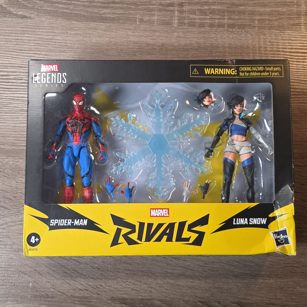 Marvel Legends Rivals Spider-Man & Luna Snow 6" Action Figure 2-Pack Hasbro